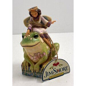 Jim Shore Have you Kissed a Frog Today Princess Fairy On Frog Figurine